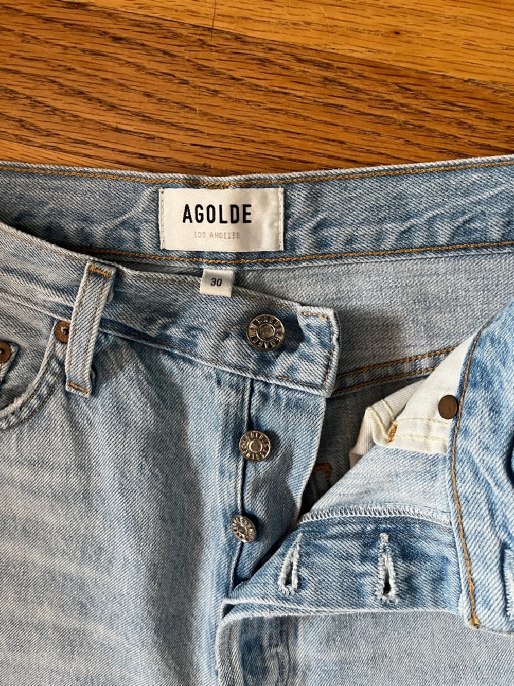 AGOLDE Riley High Rise Straight Crop jean - Picture 2 of 4